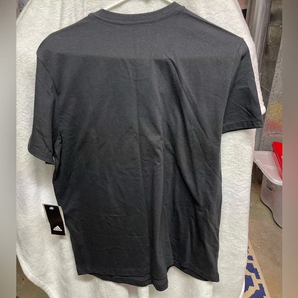 Adidas black and white logo tee. - Picture 2 of 4